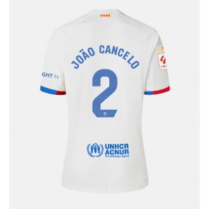 Barcelona Joao Cancelo #2 Replica Away Stadium Shirt 2023-24 Short Sleeve